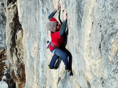„Boj za užitek”. Jedna z najbardziej niedocenianych dróg, po jakich się wspinałem – mówi Domen Škofic