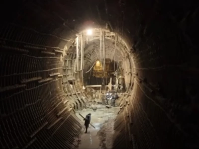 Dronem 540 metrów pod ziemią w ZG Sobieski. Zobacz unikalne nagranie z budowy Szybu Grzegorz