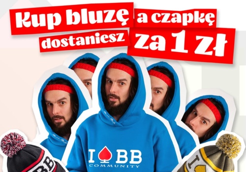 Kup bluzę a czapkę dostaniesz za 1 zł! Walentynkowa promka od ilovebb