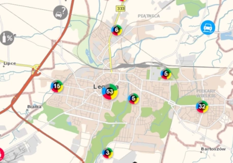 Co mieszkańcy Legnicy i powiatu zgłaszali na Krajowej Mapie Zagrożeń Bezpieczeństwa w styczniu?