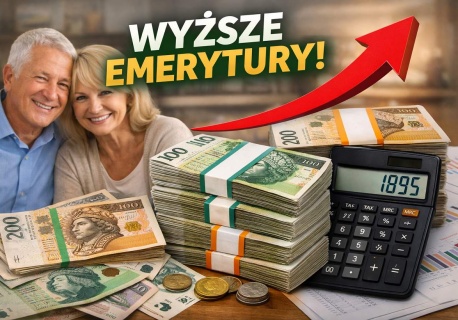 Emerytury w górę od marca 2026. Waloryzacja wyższa niż planowano
