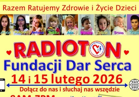 Charytatywny Radioton Fundacji Dar Serca