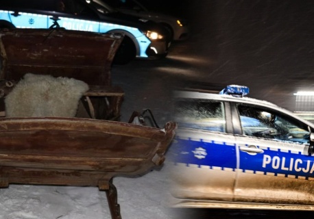 Dramatyczne sceny podczas kuligu. Spowodował wypadek i uciekł