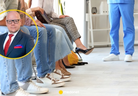 Krzysiek nie chciał czekać na operację. 