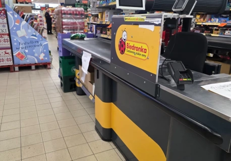 Porażona prądem kasjerka z Biedronki trafiła do szpitala
