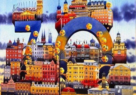 Mural Tytusa Brzozowskiego na Pradze. „Potrzebowaliśmy 1000 kubków kawy”