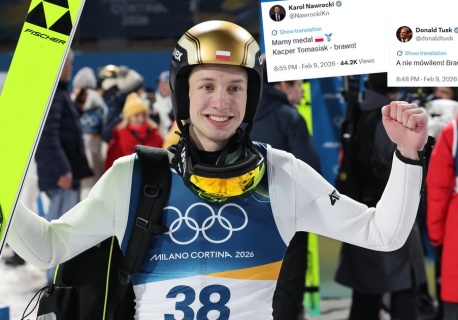 Cały kraj oszalał na jego punkcie! Nawrocki i Tusk ramię w ramię gratulują Tomasiakowi