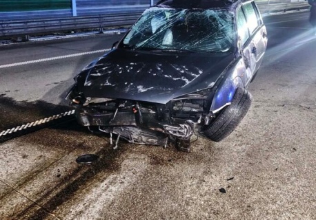 Pijany kierowca sparaliżował autostradę A1. Wypadek pod Parzniewicami
