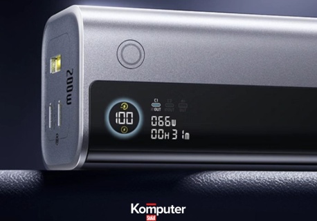 To powerbank o pojemności 25 000 mAh. Szybkie ładowanie na pokładzie