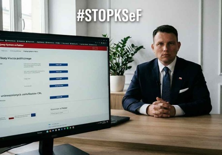 To w końcu walczymy z tym KSeFem? Dziwne materii pomieszanie.