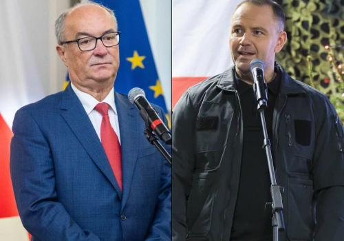 Happening posłów PiS. Tak zaskoczyli Czarzastego na konferencji. „Ankieta bezpieczeństwa”