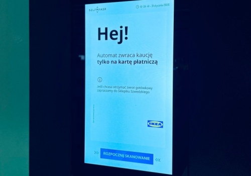 IKEA uruchamia butelkomaty. Klienci mogą odzyskać kaucję w sklepach