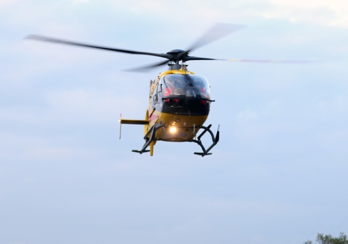 Świebodzin. Małe dziecko zadławiło się zabawką, wezwano śmigłowiec LPR  