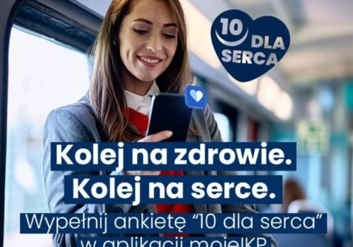 Kolej rusza po zdrowie serca. Profilaktyka wjeżdża na tory