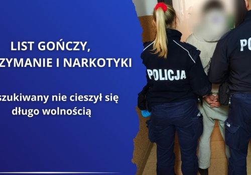 Kryminalni namierzyli poszukiwanego. Dodatkowo odpowie za narkotyki