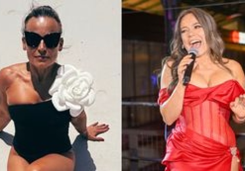 Anna Mucha wygina się na piachu w stroju kąpielowym (FOTO)