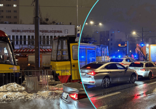 Gigantyczne utrudnienia. Doszło do zderzenia tramwajów. Są ranni