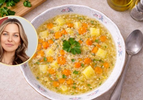 Krupnik z tą kaszą to hit kuchni Anny Lewandowskiej. Babcie złapią się za głowę