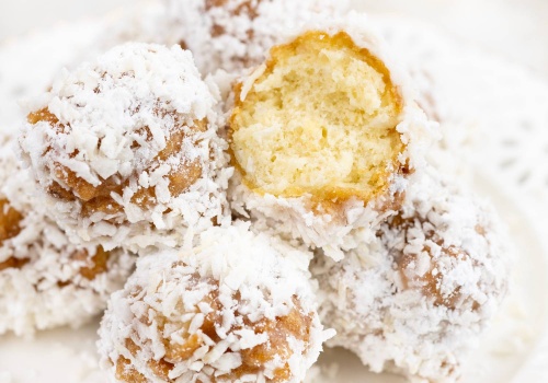 Mini pączki kokosowe