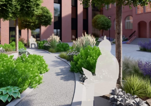 Wyspy zieleni i ścieżki zamiast betonu. Urząd pokazał wizualizacje