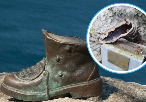 Wandalizm na Obuwniczym Szlaku w Krapkowicach. Zniszczono „Tampel” i „Kopciuszka”