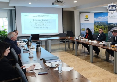 Bezpieczeństwo na drogach powiatu bielskiego - współpraca służb i samorządów