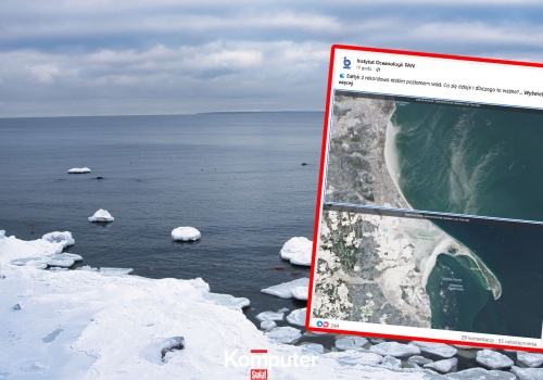 Rekordowo niski poziom Bałtyku. Stracił miliardy ton wody