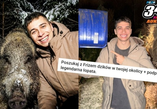 Aukcja charytatywna Friza z szukaniem dzików i łopatą wróciła, wcześniej została zdjęta przez regulamin