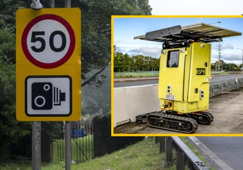 Patrzysz na koparkę, a to fotoradar. Tak się teraz łapie kierowców