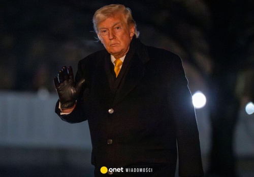 Donald Trump po rozmowach z Binjaminem Netanjahu w sprawie Iranu. 