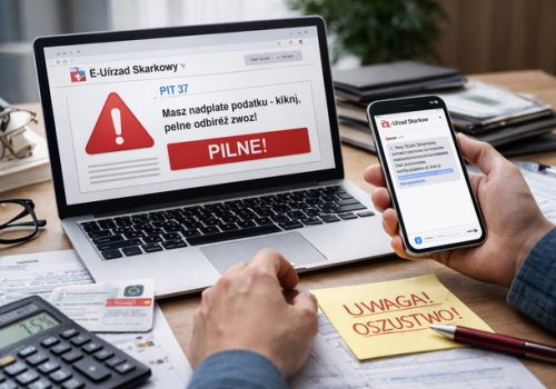 Zwrot podatku na celowniku oszustów. Jak bezpiecznie rozliczyć PIT?