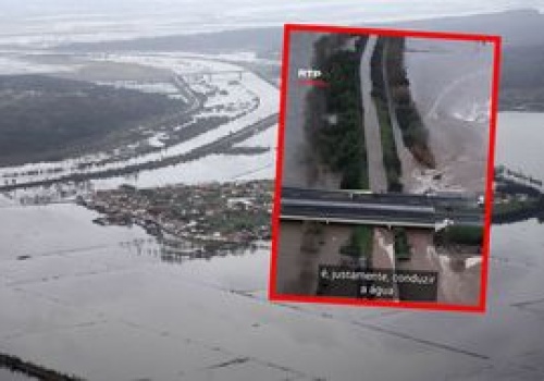 Ewakuacja mieszkańców. Woda zniszczyła główną autostradę w Portugalii