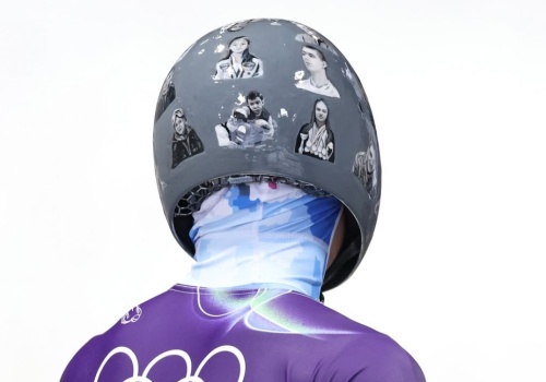 MKOl wykluczył ukraińskiego skeletonistę  Heraskewycza za kask z portretami poległych rodaków