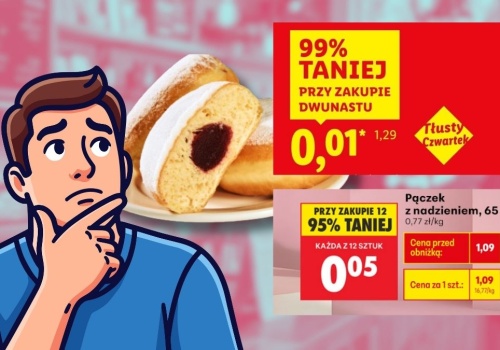 Dyskonty zamieniły Tłusty czwartek w cyrk. Ludzie kupują po 24 pączki, zjedzą trzy