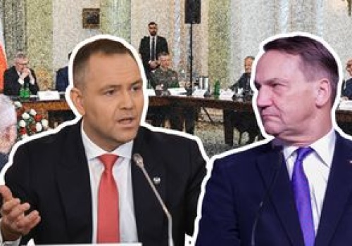 Sikorski krótko odpowiada Nawrockiemu. 