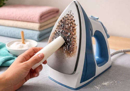 Sprytny trik na przypalone żelazko. Wystarczy przetrzeć tym