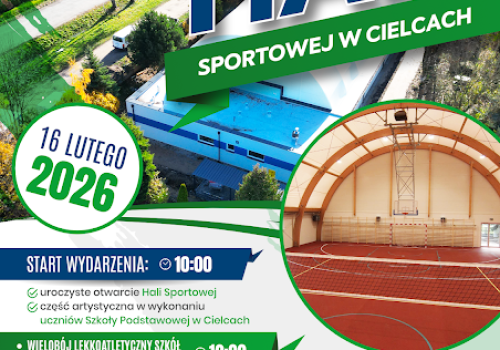 Nowoczesna hala sportowa w Cielcach gotowa. Uroczyste otwarcie już 16 lutego!