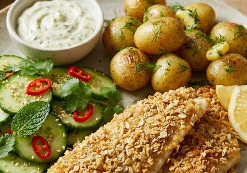 ​Złocisty okoń w otrębowo-parmezanowej panierce. Piątkowy klasyk w aranżacji Mateusza Gesslera