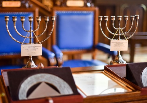 Prof. Adamczyk-Garbowska i o. Mazanka z Nagrodą im. ks. Musiała