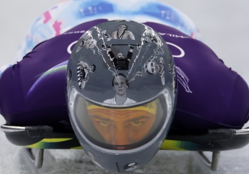 Kask pamięci wykluczył go z igrzysk. Ukraiński sportowiec Władysław Heraskewycz walczy o ostatni zjazd