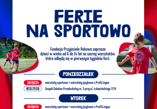 Ferie na sportowo z Rakowem. Wyjątkowa atrakcja dla najmłodszych