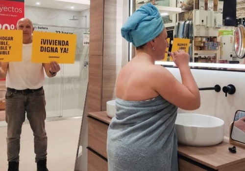 Greenpeace walczy o godne mieszkania. Akcja także na Gran Canarii