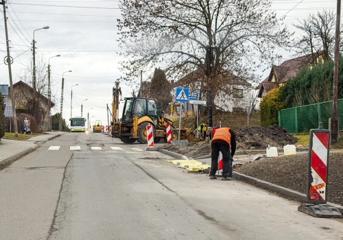 Ruszył remont ul. Pogrzebieńskiej w Raciborzu i ul. Brzezkiej w Pogrzebieniu