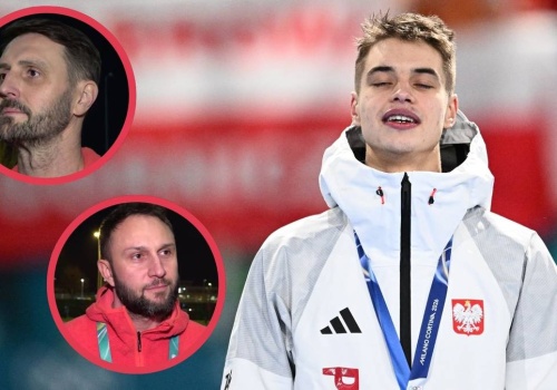 Radość w polskim obozie po medalu Semirunnija. 