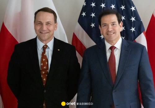Radosław Sikorski zabrał głos po spotkaniu z Marco Rubio. 