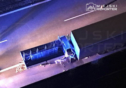 Poważny wypadek na autostradzie A2. Zablokowany ruch w stronę Warszawy