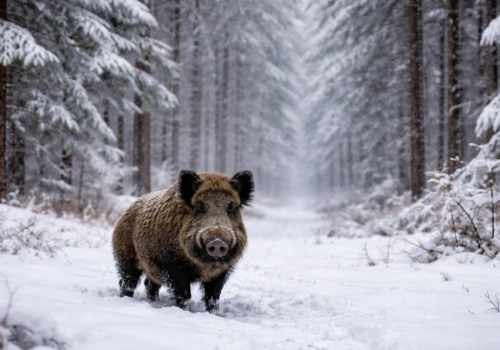 Lasy wokół Chojnic zimą. Czy koła łowieckie wywiązują się z obowiązków?
