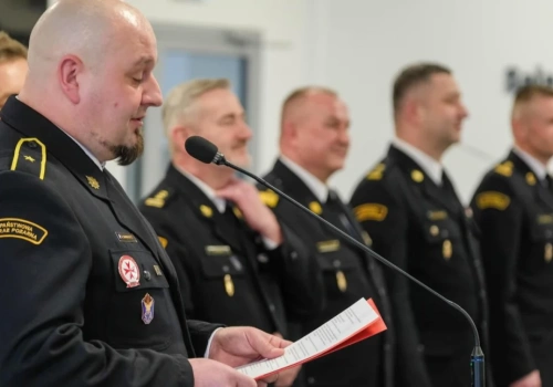 Aspirant Karol Górnowicz zakończył służbę w Państwowej Straży Pożarnej