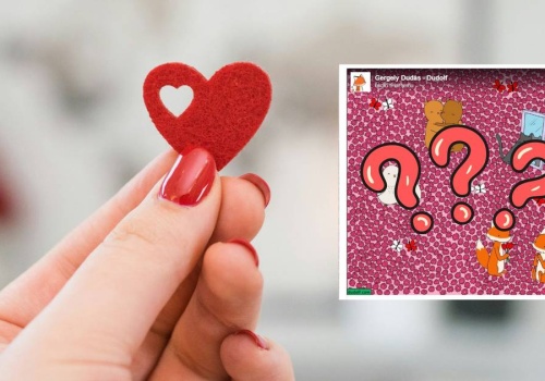 Tylko wprawne oko je wypatrzy! Znajdź serce ukryte wśród kwiatów. Zagadka na walentynki