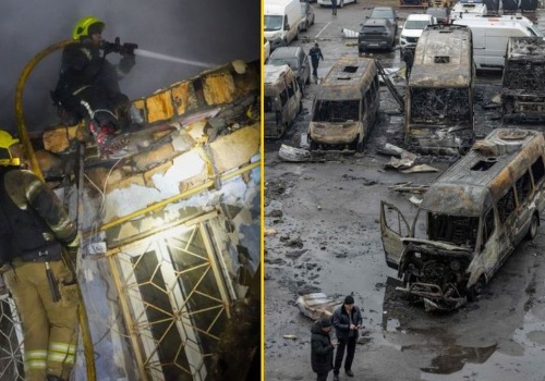 Kreml uderzył w cywilów Iskanderem i ponad setką dronów